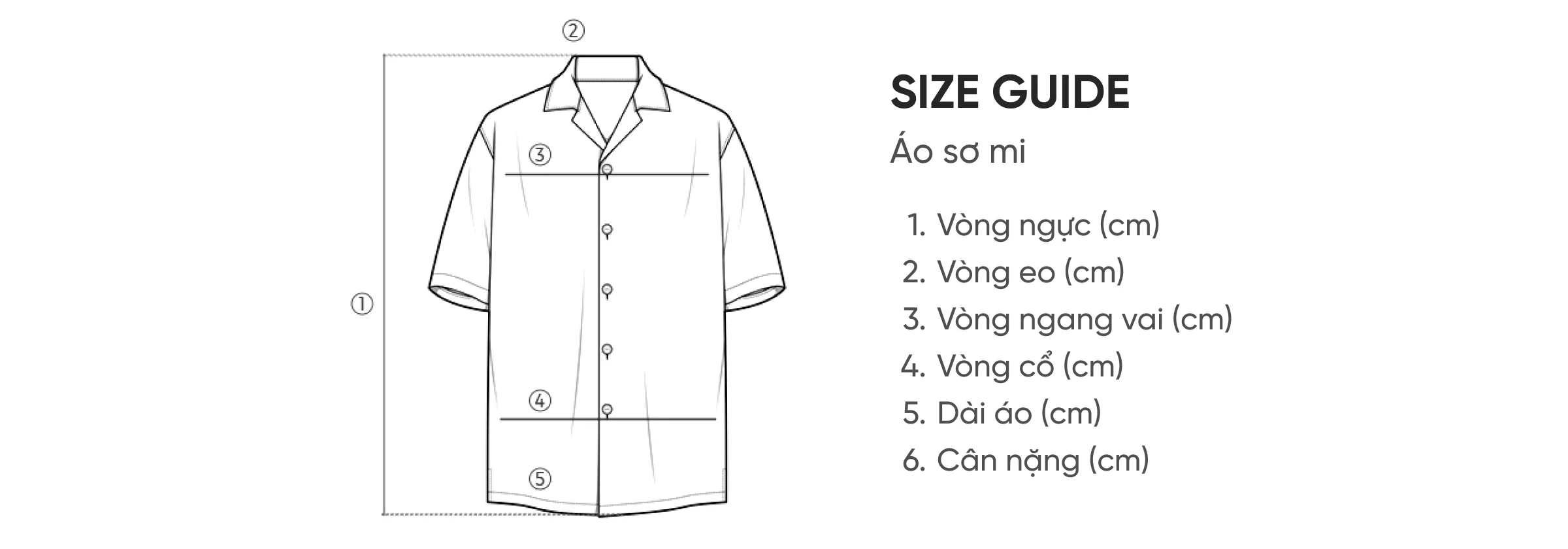bảng size