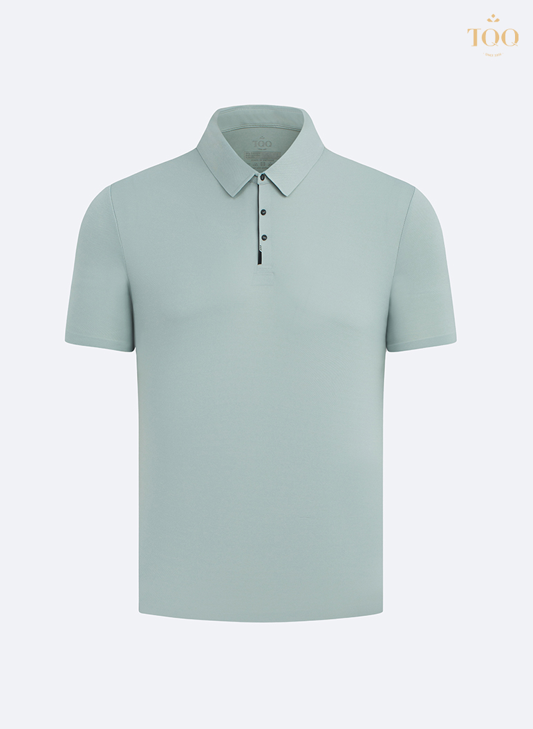 Áo Polo cao cấp không đường may PK2305C màu ghi sáng