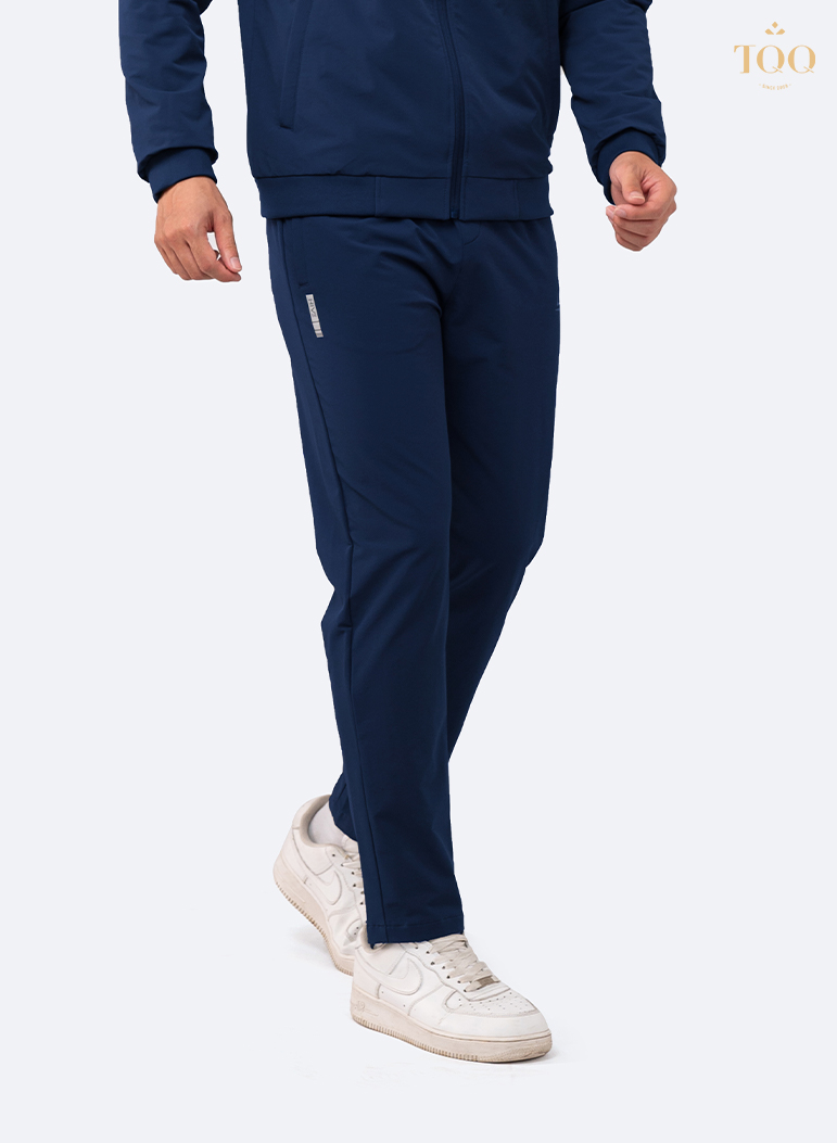 Quần gió thể thao co giãn 4 chiều QGB11 màu xanh