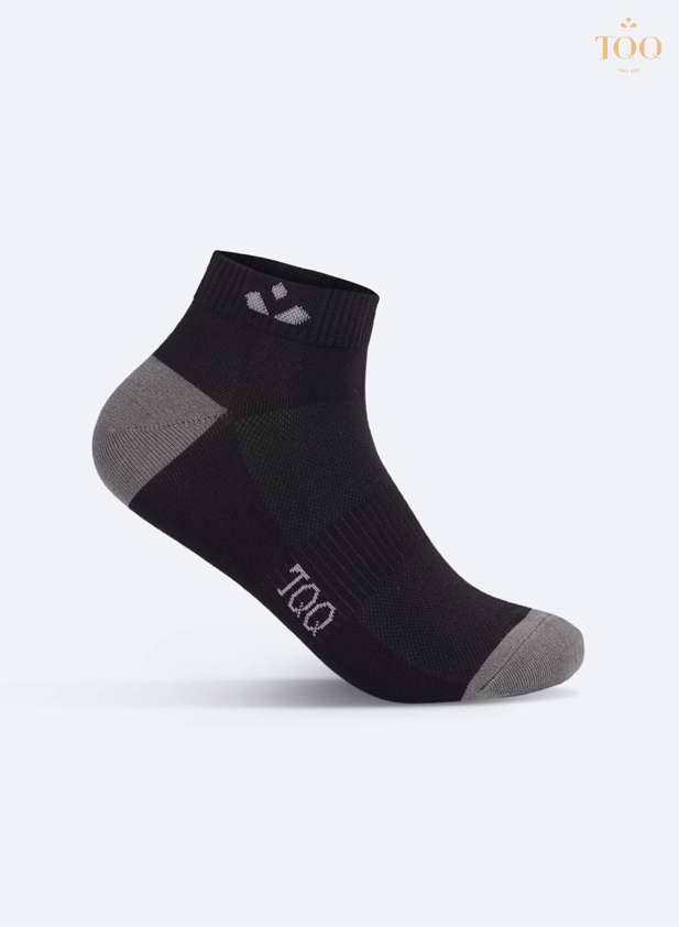 Tất nam kháng khuẩn TAT02 màu đen gót chì