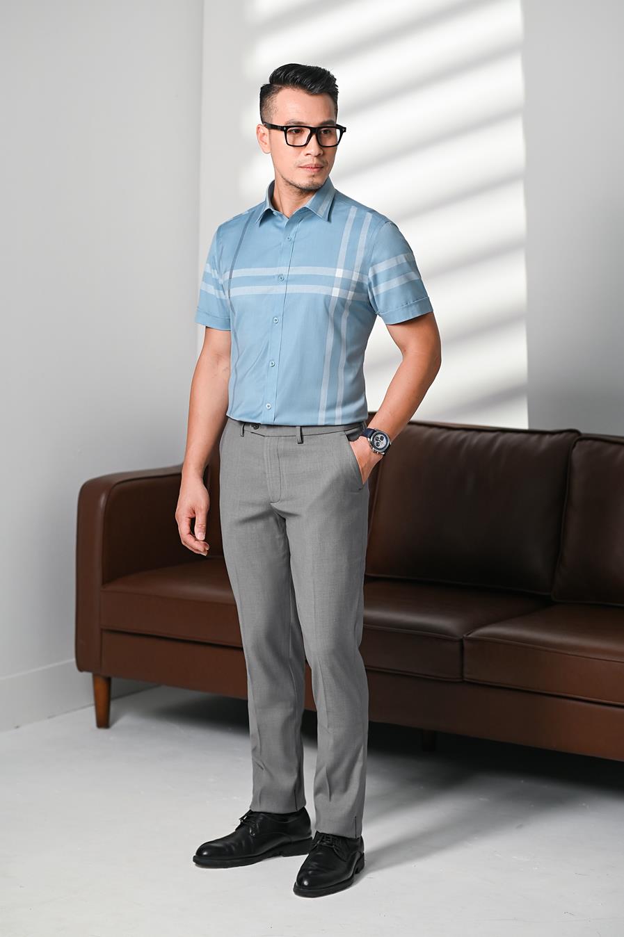 Áo sơ mi nam size 44 có phải là mẫu áo ngoại cỡ?