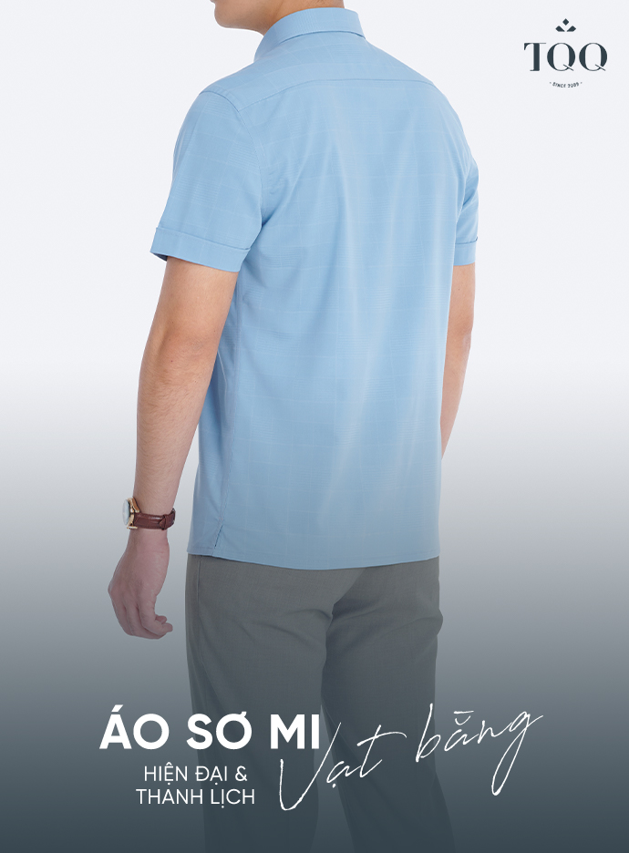 Áo sơ mi nam vạt ngang – Tự do mà vẫn lịch thiệp
