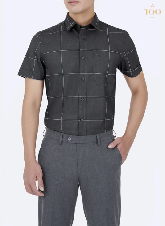 Áo sơ mi nam kẻ caro – 1 Vũ khí gây ấn tượng cho phái mạnh 5 1754791196 537 Ao so mi nam ke caro – Vu khi gay