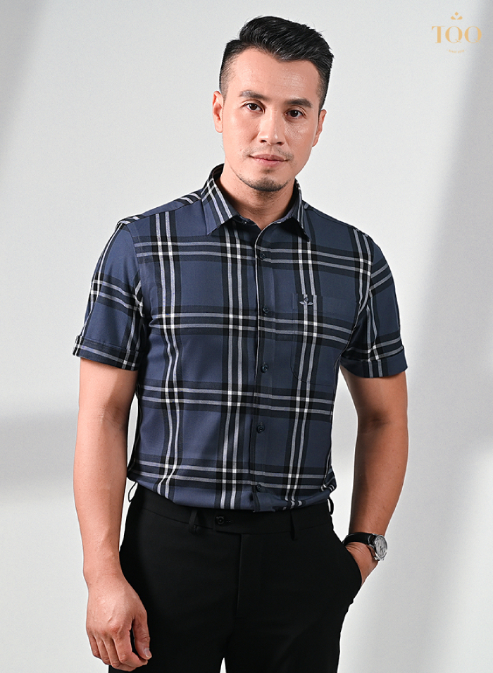 Áo sơ mi nam kẻ caro – 1 Vũ khí gây ấn tượng cho phái mạnh 9 1754791199 3 Ao so mi nam ke caro – Vu khi gay