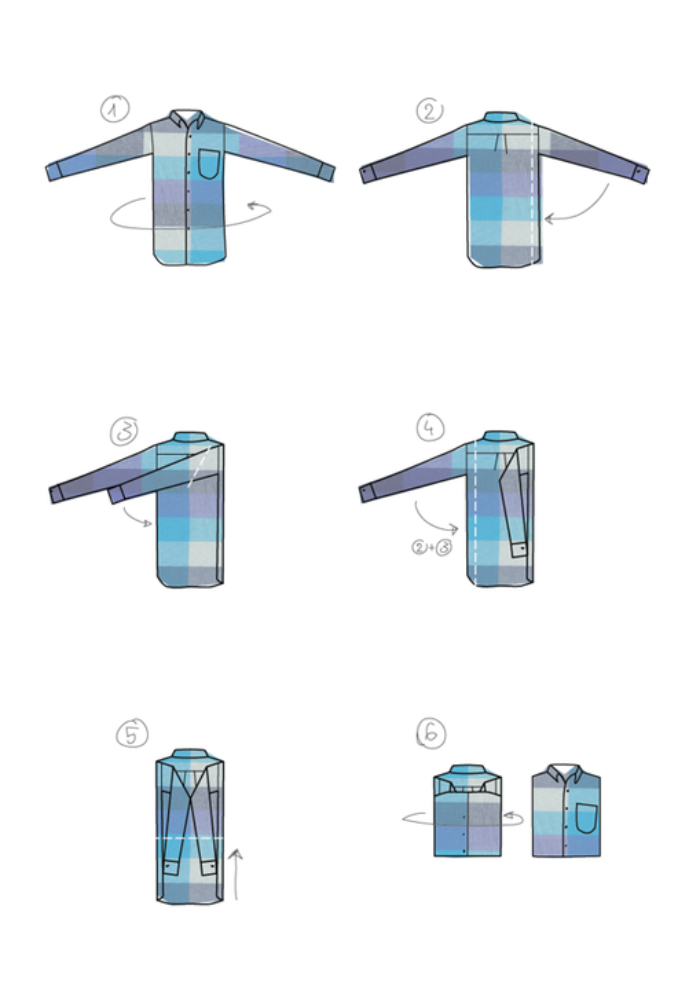 Cách gấp áo sơ mi vuông vắn đẹp mắt như tại cửa hàng 4 1754792653 772 Cach gap ao so mi vuong van dep mat nhu