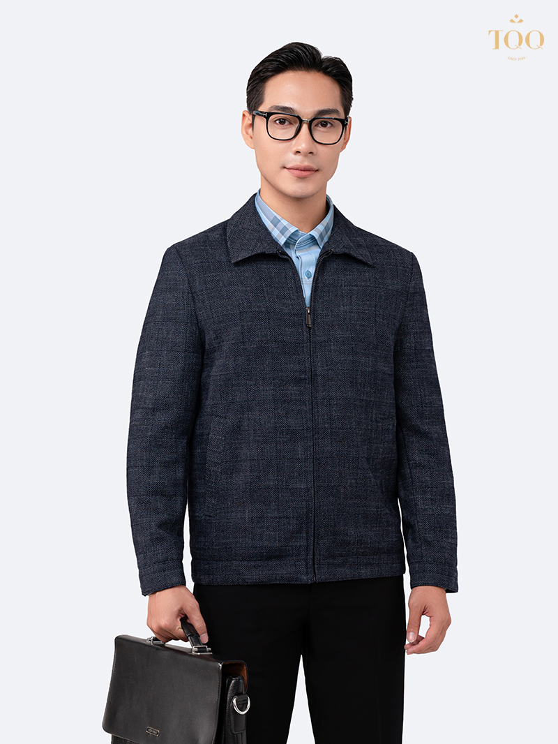 Áo khoác dạ chần lông vũ K3L2338