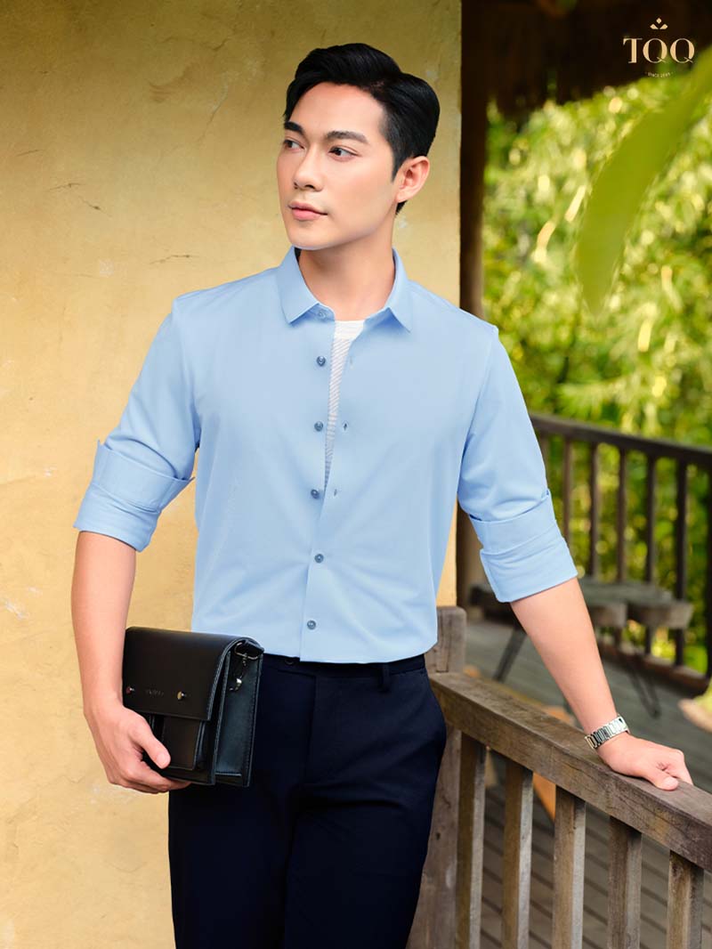 Áo sơ mi TQQ cao cấp SMK23