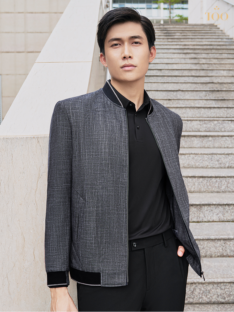 Áo khoác nam TQQ 2 lớp K2L2302