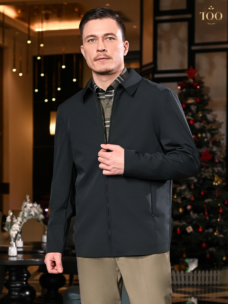 Áo khoác gió nam 2 lớp TQQ CKH21907